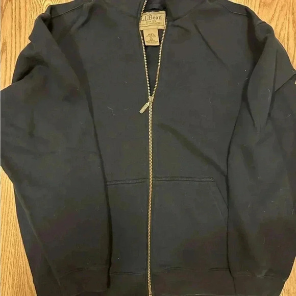 Black Long Sleeve Half Zip LL Bean Pullover Sweater Size XL - Picture 4 of 7